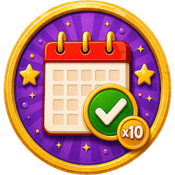 Daily Goal x10 badge