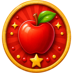1st Grade apple badge
